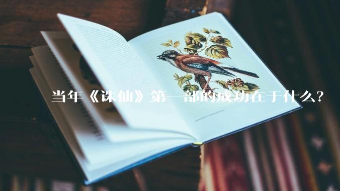 当年《诛仙》第一部的成功在于什么？